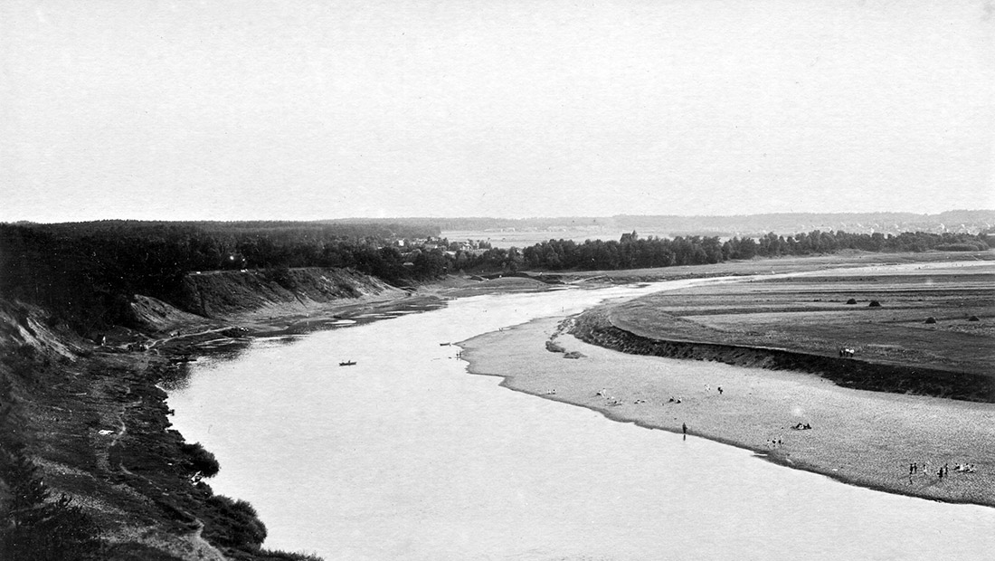 Москва-река у деревни Барвихи (прежней Борихи), 1929 год